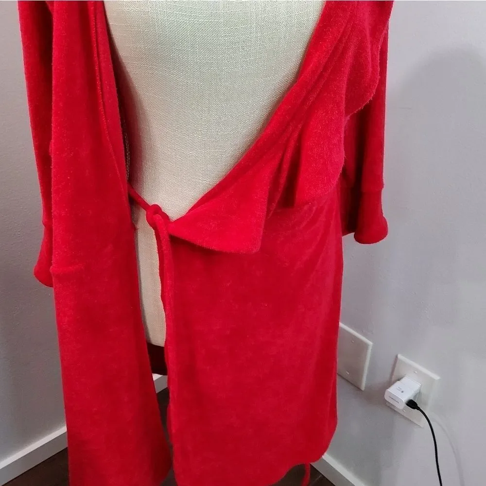Victoria's Secret Angels Red Robe Size S/M